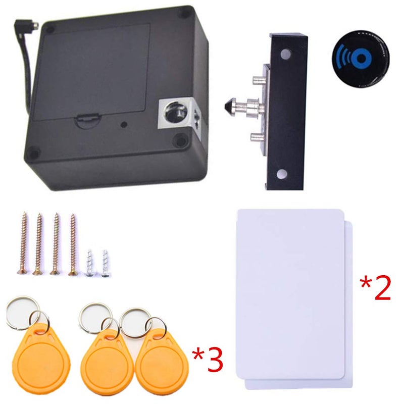 Junrbx NFC Supported RFID DIY Hidden Cabinet Locker & Drawer Lock - Punch-Free Electronic Sensor Lock - Image 3